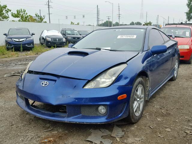 JTDDR32T450181448 - 2005 TOYOTA CELICA GT BLUE photo 2