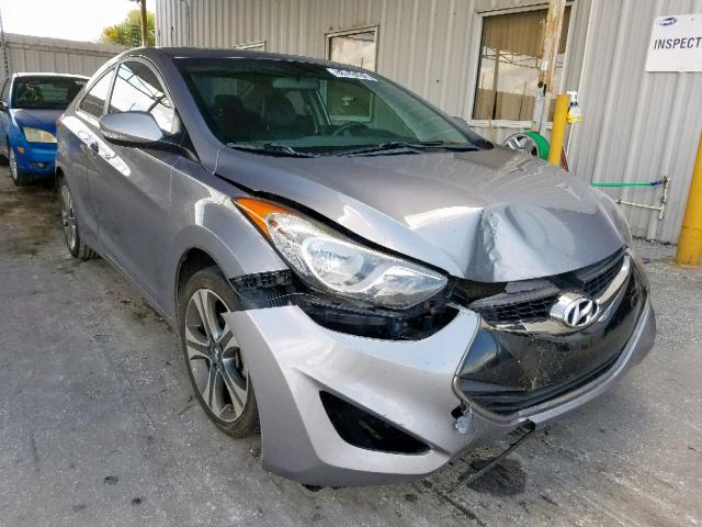 KMHDH6AE3DU007302 - 2013 HYUNDAI ELANTRA CO GRAY photo 1