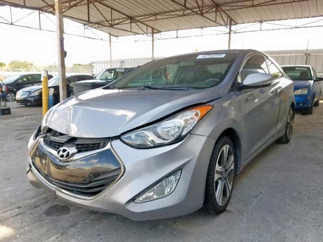 KMHDH6AE3DU007302 - 2013 HYUNDAI ELANTRA CO GRAY photo 2