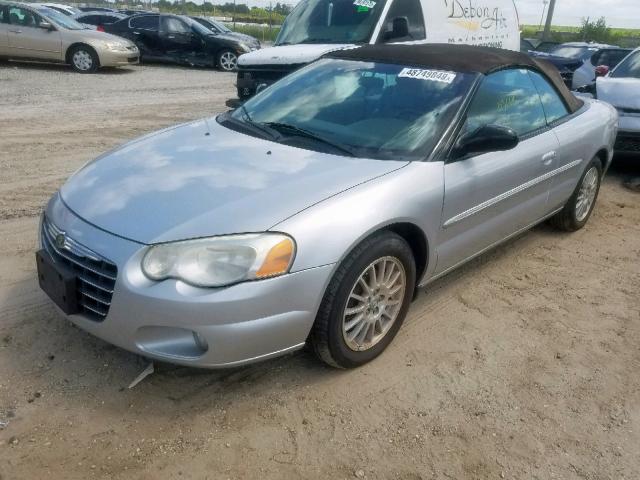 1C3EL55R96N216849 - 2006 CHRYSLER SEBRING TO SILVER photo 2