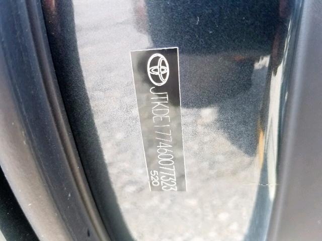 JTKDE177460077323 - 2006 TOYOTA SCION TC ლურჯი ფოტო 10