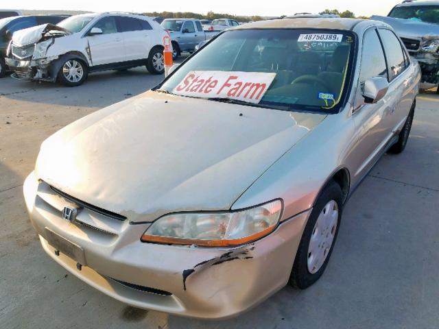 JHMCG5674YC034624 - 2000 HONDA ACCORD SE BEIGE photo 2