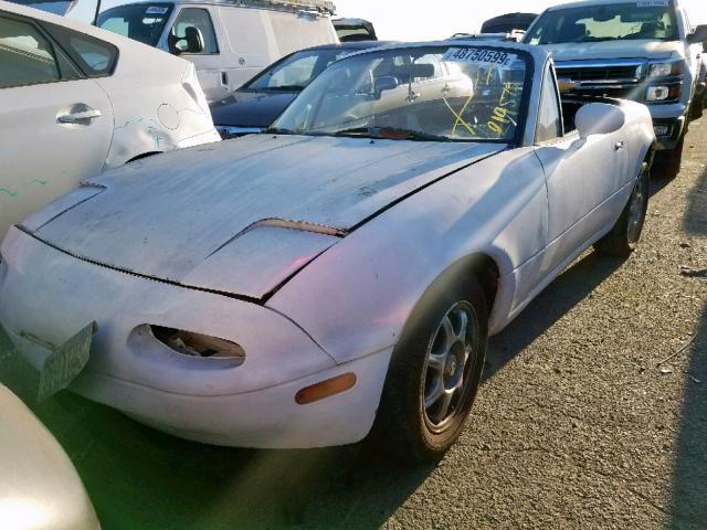 JM1NA3512L0109537 - 1990 MAZDA MX-5 MIATA WHITE photo 2