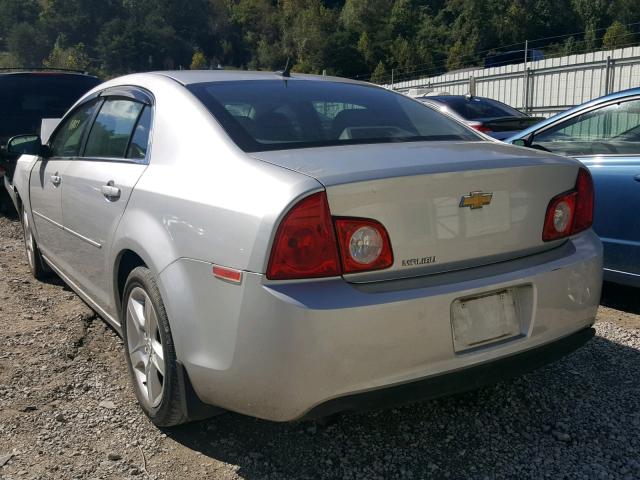 1G1ZB5E18BF352834 - 2011 CHEVROLET MALIBU LS ვერცხლისფერი ფოტო 3