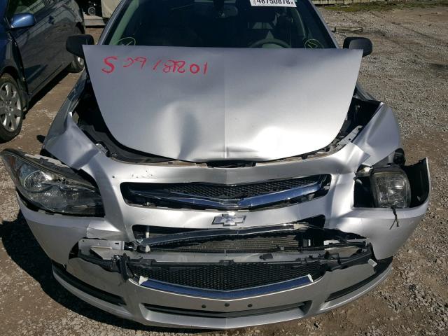 1G1ZB5E18BF352834 - 2011 CHEVROLET MALIBU LS ვერცხლისფერი ფოტო 7