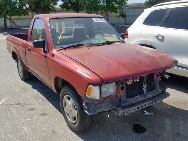 JT4RN81AXM0082243 - 1991 TOYOTA PICKUP 1/2 RED photo 1