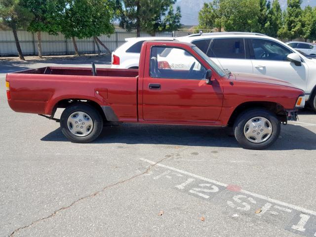 JT4RN81AXM0082243 - 1991 TOYOTA PICKUP 1/2 RED photo 9