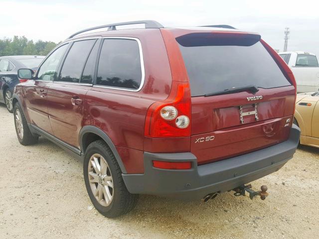 YV1CZ852451180591 - 2005 VOLVO XC90 V8 RED photo 3