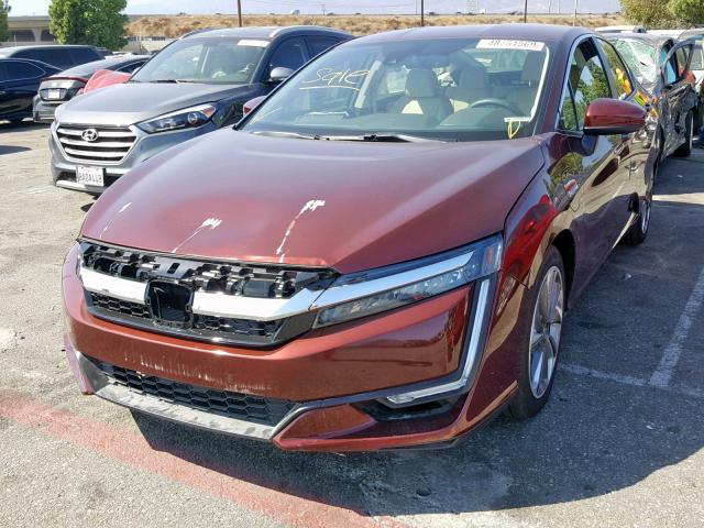 JHMZC5F14JC011531 - 2018 HONDA CLARITY BURGUNDY photo 1