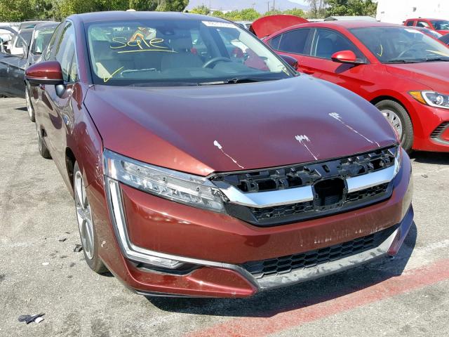 JHMZC5F14JC011531 - 2018 HONDA CLARITY BURGUNDY photo 2