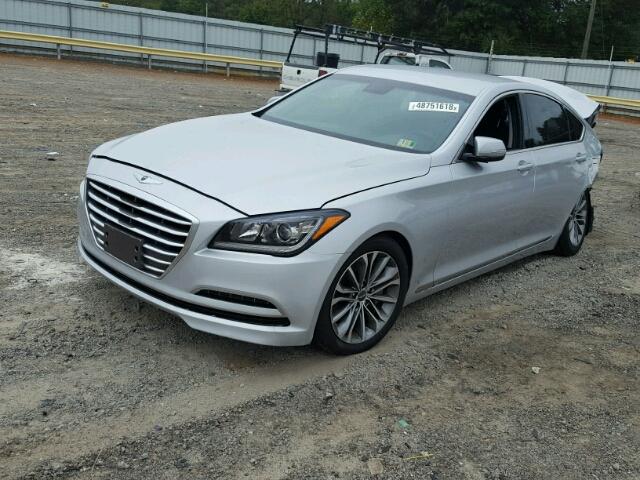 KMHGN4JE8FU067394 - 2015 HYUNDAI GENESIS 3. SILVER photo 2