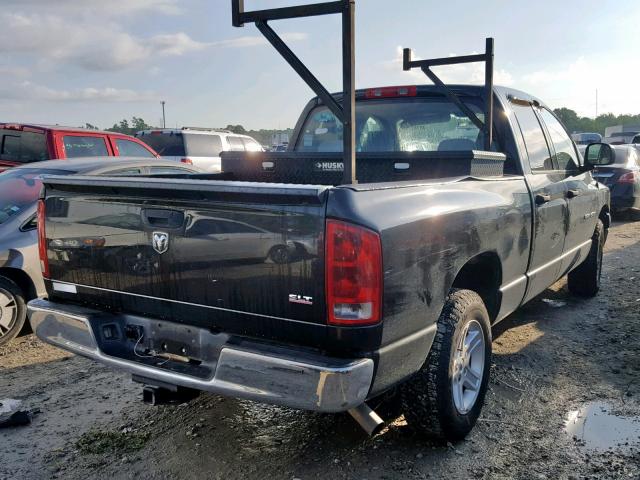 1D7HA18N76S642806 - 2006 DODGE RAM 1500 S BLACK photo 4