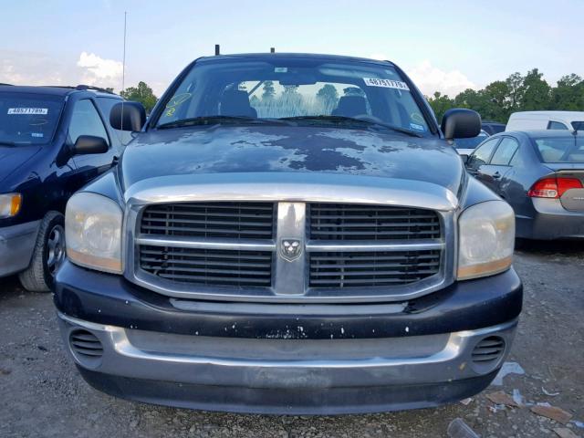 1D7HA18N76S642806 - 2006 DODGE RAM 1500 S BLACK photo 9