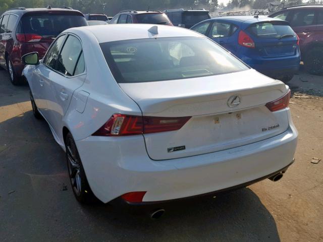 JTHBA1D26G5013385 - 2016 LEXUS IS 200T WHITE photo 3