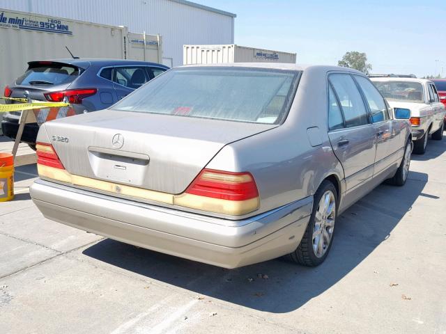 WDBGA33G2VA356116 - 1997 MERCEDES-BENZ S 320 GOLD photo 4