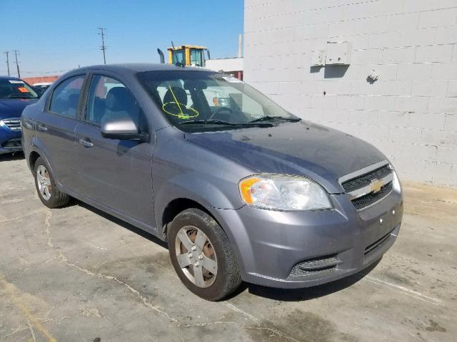 KL1TD5DE5BB176304 - 2011 CHEVROLET AVEO LS GRAY photo 1