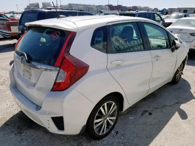 3HGGK5H81FM750868 - 2015 HONDA FIT EX WHITE photo 4