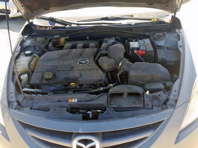 1YVHP81B895M51345 - 2009 MAZDA 6 S GRAY photo 7