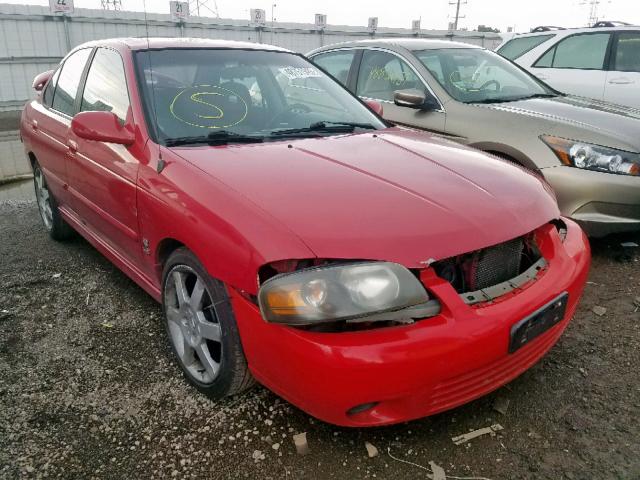 3N1AB51D74L731467 - 2004 NISSAN SENTRA SE- RED photo 1