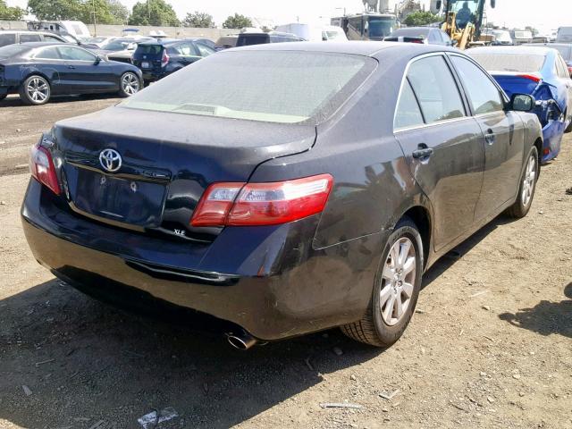 4T1BK46K47U510319 - 2007 TOYOTA CAMRY NEW BLACK photo 4