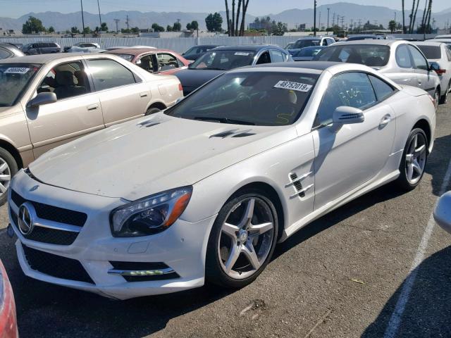 WDDJK7DA5FF033727 - 2015 MERCEDES-BENZ SL 550 WHITE photo 2