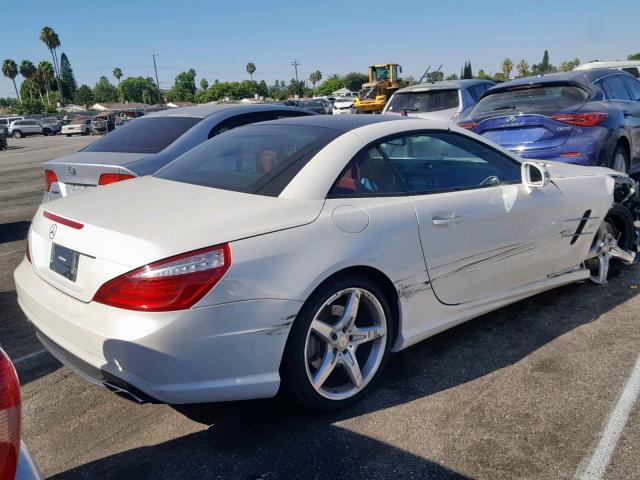 WDDJK7DA5FF033727 - 2015 MERCEDES-BENZ SL 550 WHITE photo 4