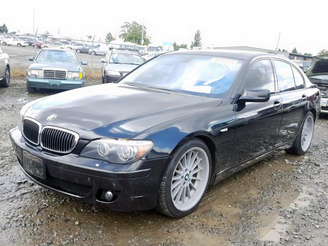 WBAHL83548DT12775 - 2008 BMW 750 BLACK photo 2