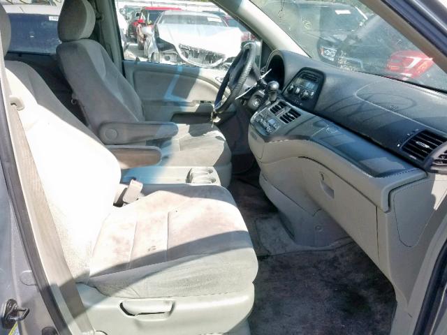 5FNRL384X6B048025 - 2006 HONDA ODYSSEY EX BLUE photo 5