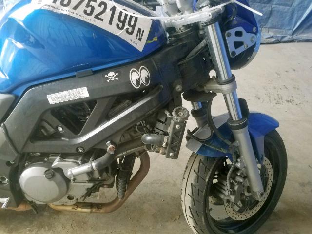 JS1VP53A752101755 - 2005 SUZUKI SV650 BLUE photo 9