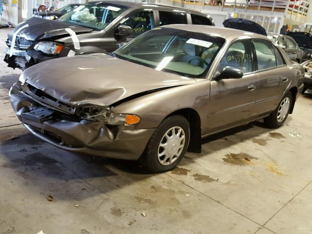 2G4WS52J441220724 - 2004 BUICK CENTURY CU BROWN photo 2