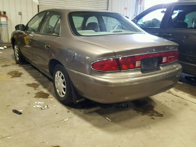 2G4WS52J441220724 - 2004 BUICK CENTURY CU BROWN photo 3