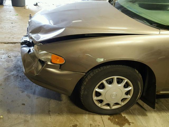 2G4WS52J441220724 - 2004 BUICK CENTURY CU BROWN photo 9