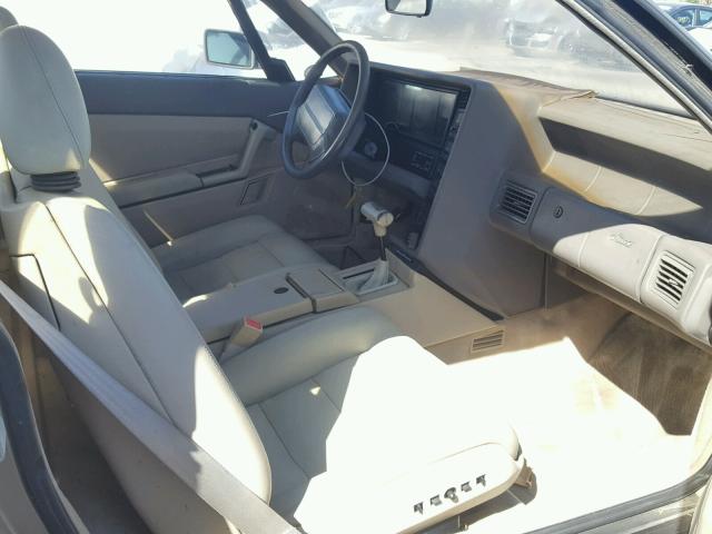 1G6VR3382LU100129 - 1990 CADILLAC ALLANTE CV GOLD photo 5