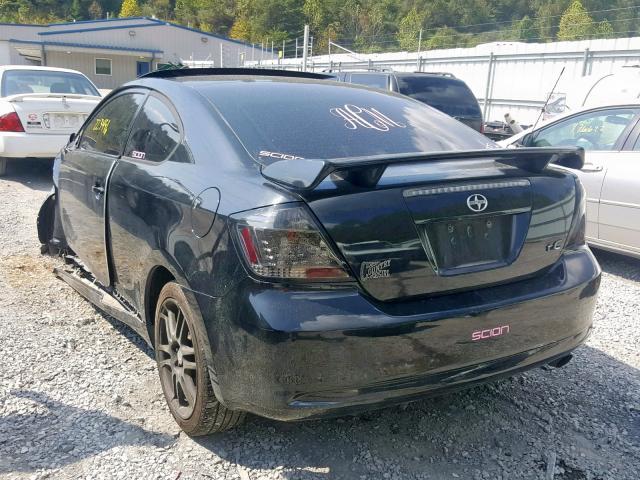 JTKDE167060114966 - 2006 TOYOTA SCION TC შავი ფოტო 3