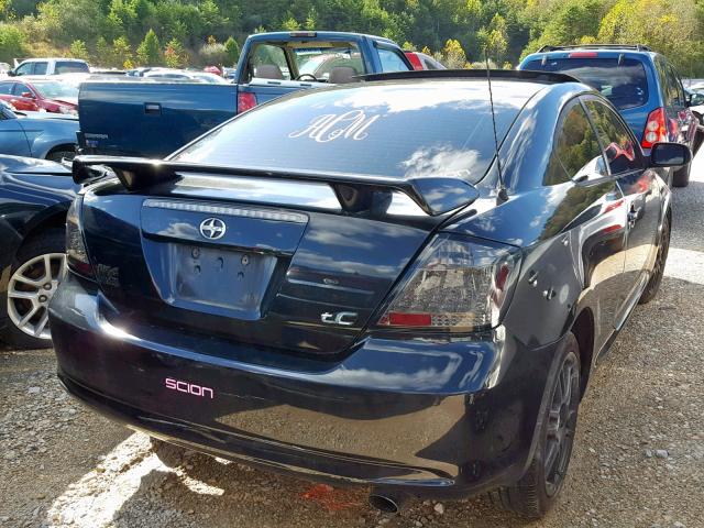 JTKDE167060114966 - 2006 TOYOTA SCION TC შავი ფოტო 4
