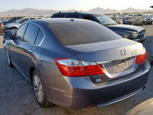 1HGCR2F83EA153518 - 2014 HONDA ACCORD EXL CHARCOAL photo 3