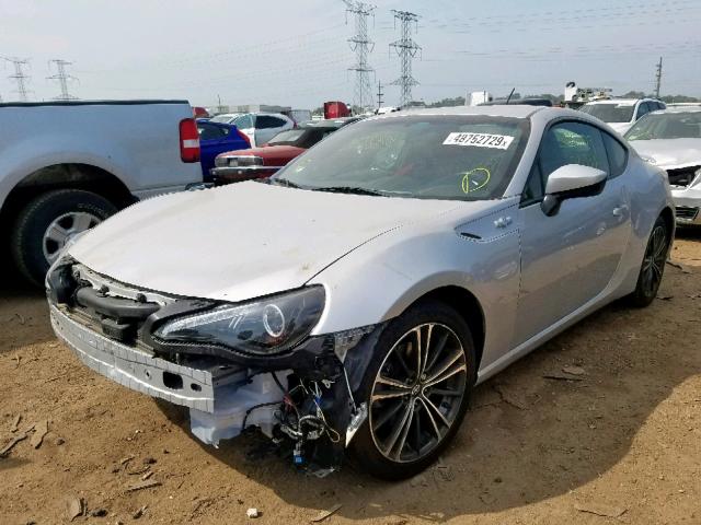 JF1ZNAA12E8709579 - 2014 TOYOTA SCION FR-S SILVER photo 2