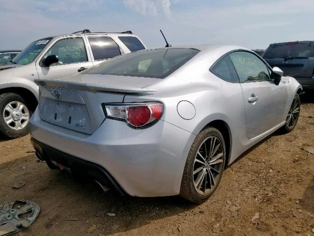 JF1ZNAA12E8709579 - 2014 TOYOTA SCION FR-S SILVER photo 4