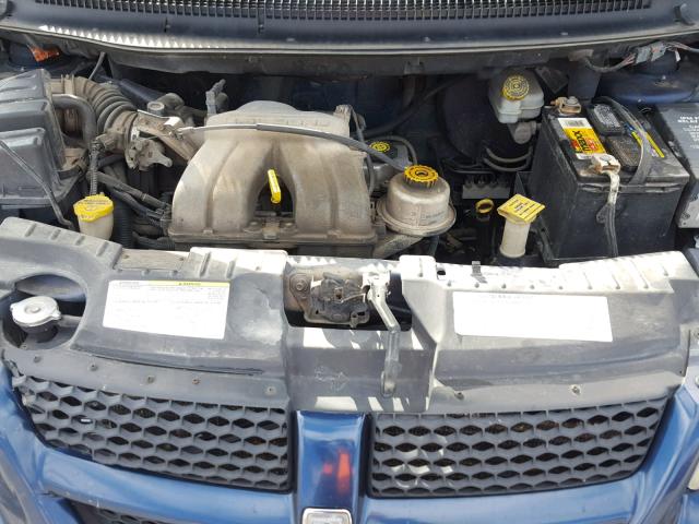 1D4GP25B03B121719 - 2003 DODGE CARAVAN SE BLUE photo 7