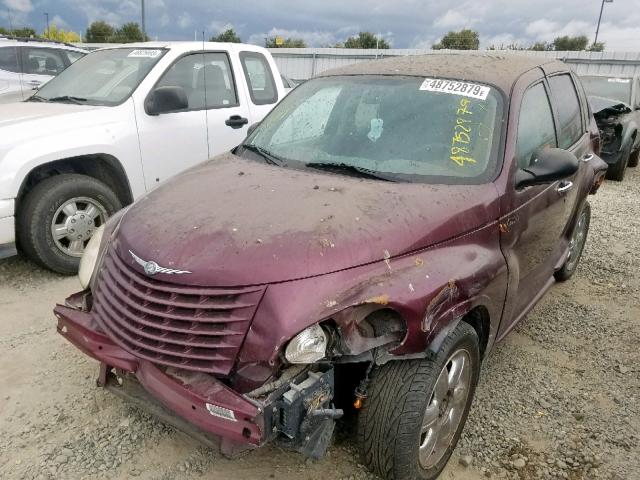 3C8FY68B12T344386 - 2002 CHRYSLER PT CRUISER BURGUNDY photo 2