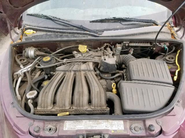 3C8FY68B12T344386 - 2002 CHRYSLER PT CRUISER BURGUNDY photo 7