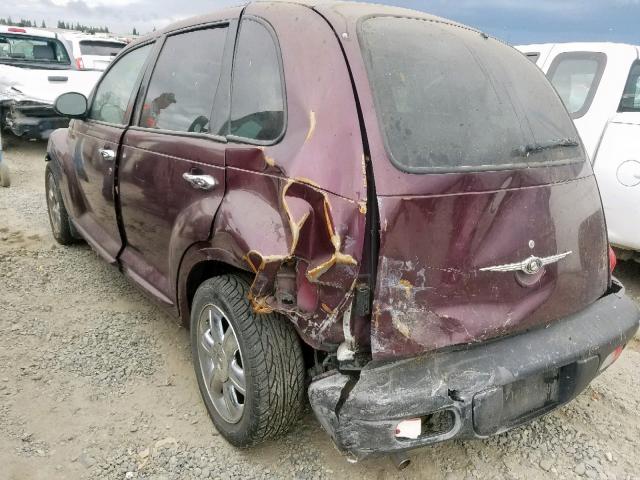 3C8FY68B12T344386 - 2002 CHRYSLER PT CRUISER BURGUNDY photo 9