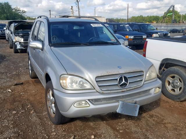 4JGAB57E84A491961 - 2004 MERCEDES-BENZ ML 350 SILVER photo 1