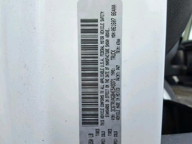 3C6TRVAG8HE549371 - 2017 RAM PROMASTER 白色 照片 10