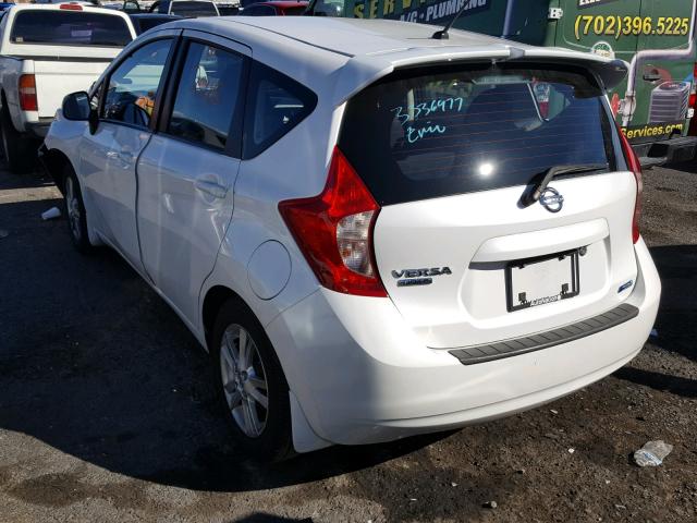 3N1CE2CP1EL397735 - 2014 NISSAN VERSA NOTE WHITE photo 3