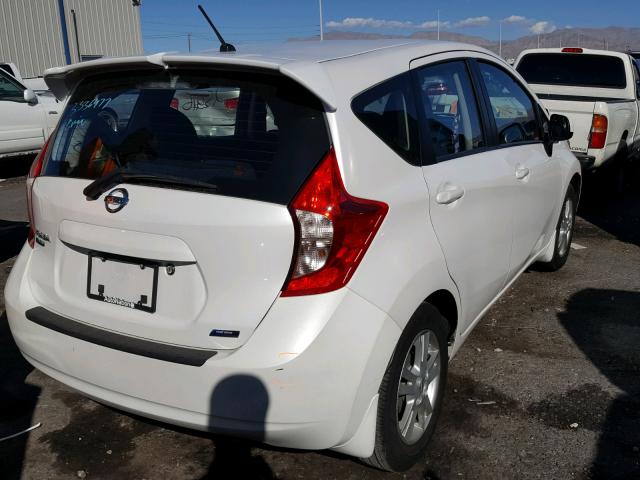 3N1CE2CP1EL397735 - 2014 NISSAN VERSA NOTE WHITE photo 4