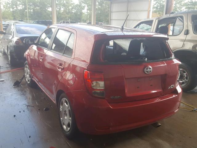 JTKKU4B45B1012025 - 2011 TOYOTA SCION XD RED photo 3