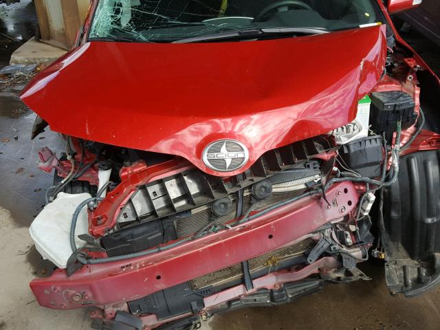 JTKKU4B45B1012025 - 2011 TOYOTA SCION XD RED photo 7