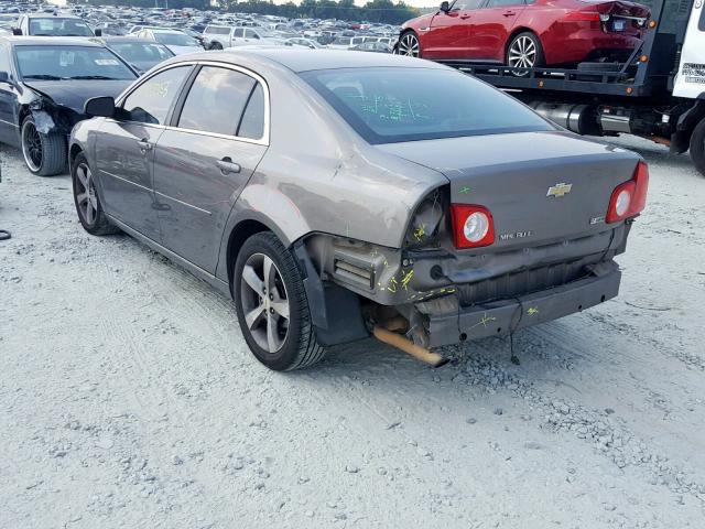 1G1ZC5EU2BF292735 - 2011 CHEVROLET MALIBU 1LT 棕色 照片 3