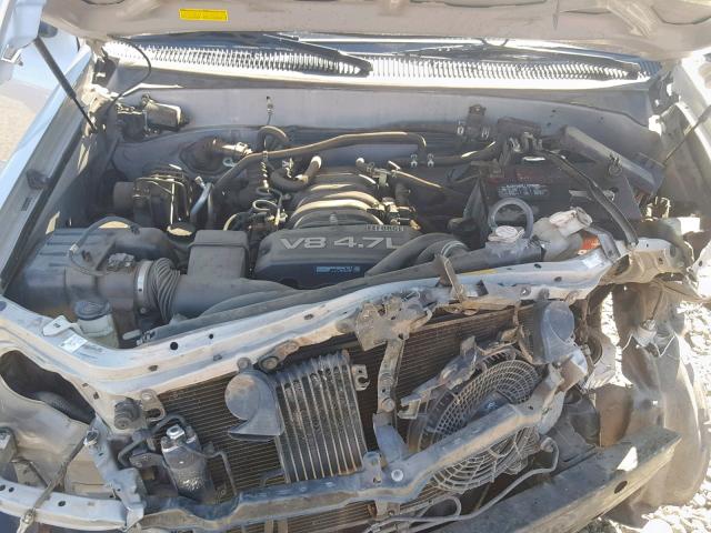 5TDBT48A45S253301 - 2005 TOYOTA SEQUOIA LI SILVER photo 7